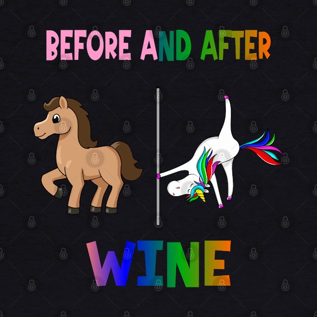 Before and after wine by A Zee Marketing